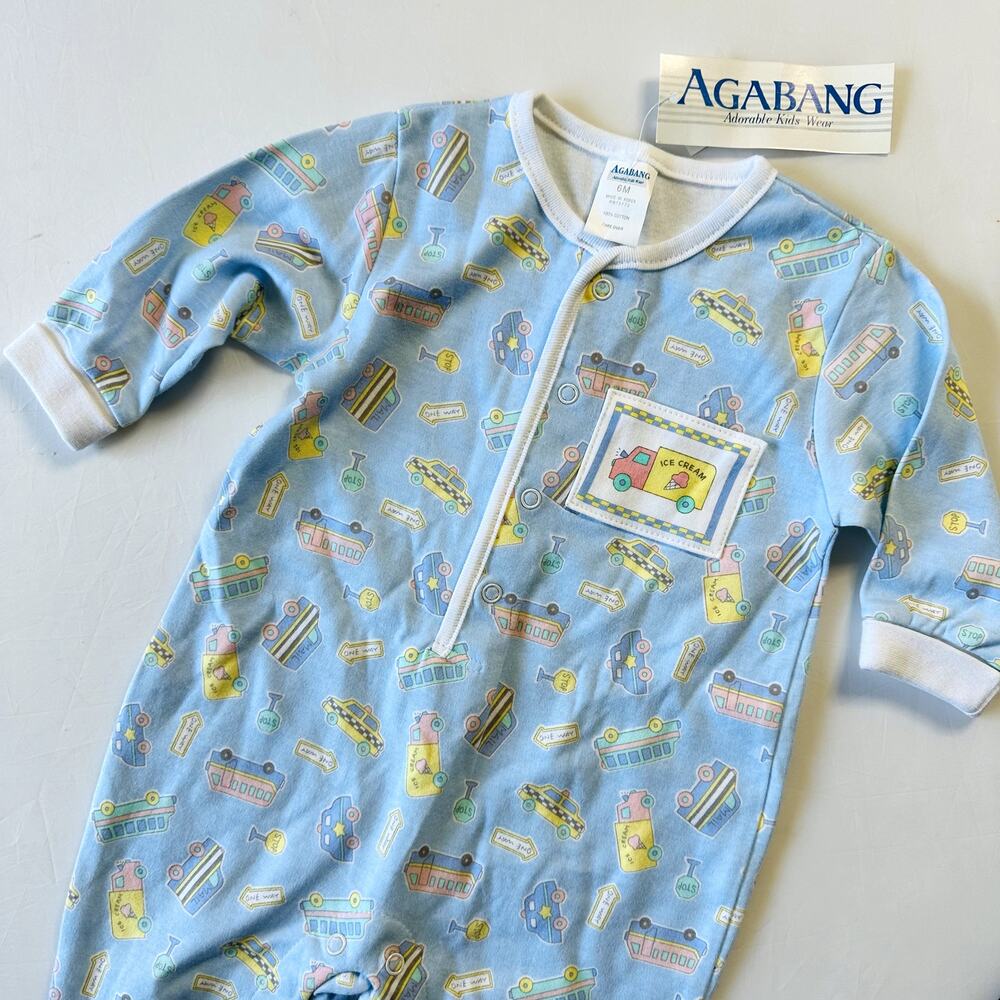 NWT Deadstock Vintage Ice Cream Truck Jumper Sz 6 mo